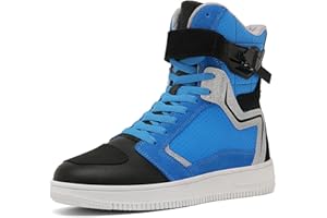 YUWOZIZ Men's Motorcycle Shoes,Casual Motorcycle Riding Boots Ankle Support Motorcycle Boots Road Street Riding Shoes Casual Breathable Powersports Shoes