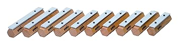 Goldon – Klangbausteine 11619 Buchenholz Single Note Chime Bar mit Holzschlägel