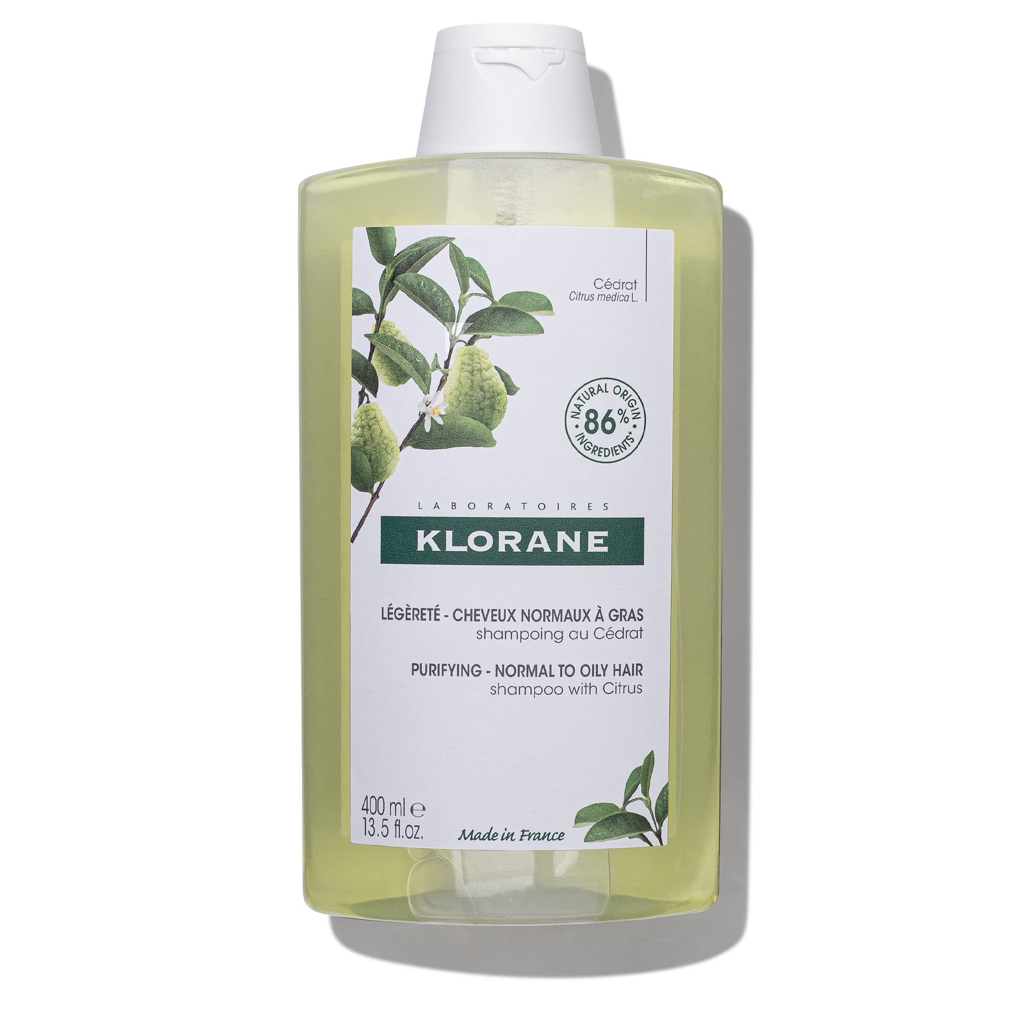 Klorane Purifying - Normal to Oily Hair with Citrus 400ml