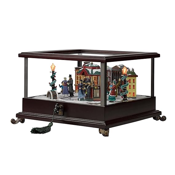 Mr Christmas Holiday Music Box Amazon.co.uk Kitchen & Home