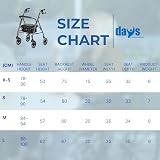 Days Lightweight Folding Rollator Walker Purple – Adjustable, Seat, Brakes view 3