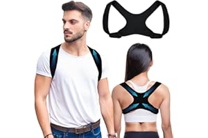 GOXKMYOD Back Brace Posture Corrector for Women and Men,Universal Fit Adjustable for Relief from Shoulder and Upper Back Pain