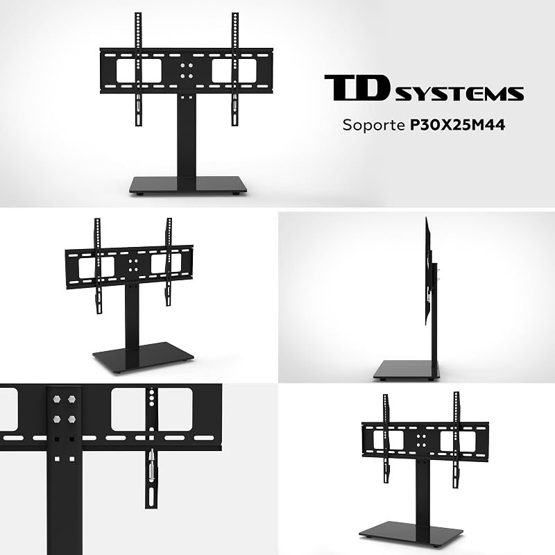 P30X25M44 - Supporto TV tavolo fisso per schermi da 32 a 50 pollici. VESA max 400 x 400 mm — foto 6 di 6