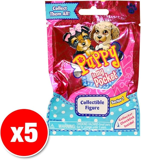 Puppy In My Pocket Blind Bags Value Pack (5 Packs Supplied) Amazon