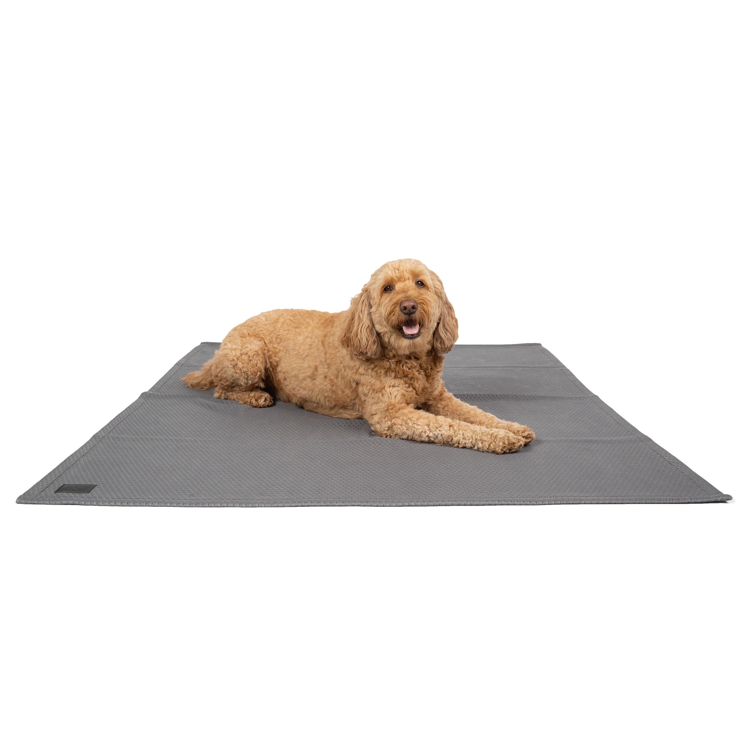 Photo 1 of Meadowlark Cooling Blanket for Dogs, Lightweight, Waterproof Blanket, Couch Cover for Dogs Washable Dog Blanket, Ideal for Dog Bed, Dog Crate & Kennel Small to Large Dogs Cat Blanket - 60 x 50 in Grey