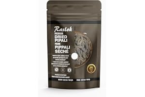 Raslok Dried Pippali Indian Long Pepper Whole | 3.52 oz - 100gm | Pipli Spice Long Pippali Whole | Indian Spices | Organic Wh