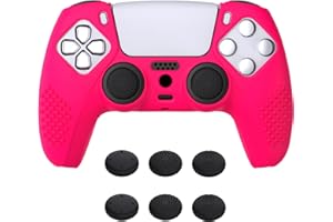 eXtremeRate PlayVital 3D Studded Edition Anti-Slip Silicone Cover Skin for ps5 Controller, Soft Rubber Case Protector for ps5