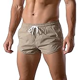 GENEMEN Mens Running Shorts 3 Inch Gym Short Shorts Quick Dry Athletic Workout SweatShorts with Pockets