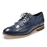 Mona flying Women's Handcrafted Wingtip Oxfords