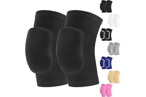 HISFFOG Volleyball Knee Pads for Dancers, Soft Breathable Knee Pads for Men Women Younth Girls Kids Knees Protective, Knee Braces for Volleyball Football Dance Yoga Wrestling Running Cycling