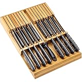 BAYKA Knife Block In-Drawer Knife Holder, Moso