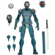 NECA - TMNT The Last Ronin Ultimate Foot Bot 7In Af, Black