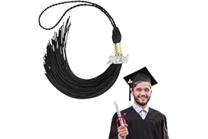 QONCV 2024 Graduation Tassel,Class of 2024 Tassel Graduation,2024 Cap Tassel for Graduation Cap,Charm Ceremonies Accessories for Graduates,Graduation Gown Decoration Tassel Cords for Graduation Black Tassel