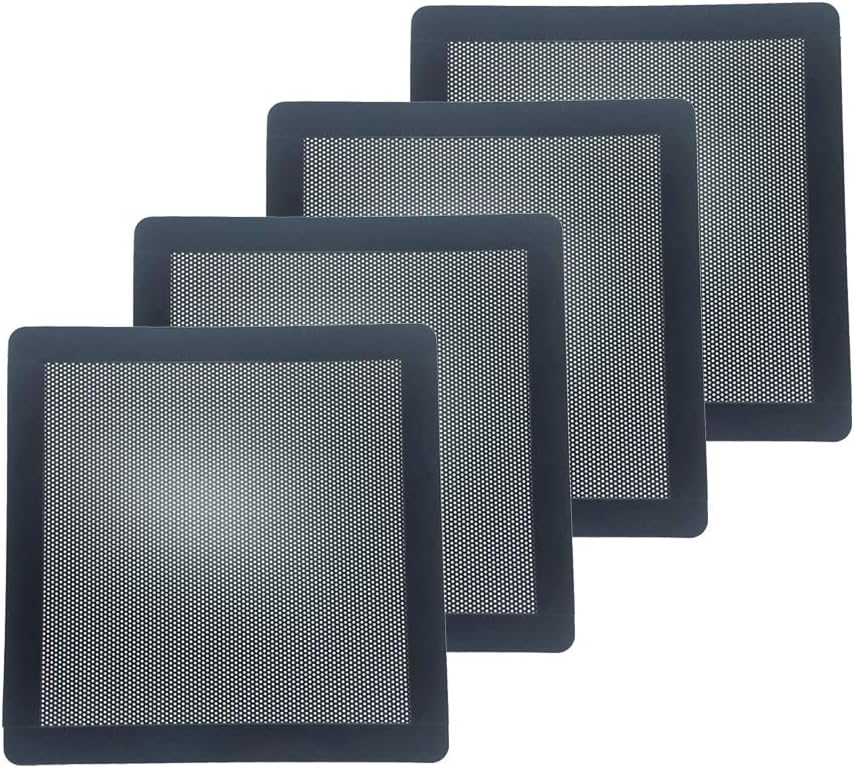 Amazon 120mm ダストフィルター コンピュータクーラーファン用 2個、 磁気フレーム PCファンダストフィルター、 ファン