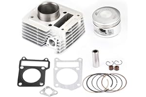 Topteng Motorcycle Cylinder Piston Kit, Cylinder Piston Rings Top End Kit Set fits for Yamaha TTR 125 TT-R 125 LE 2000 2001 2002 2003 2004 2005