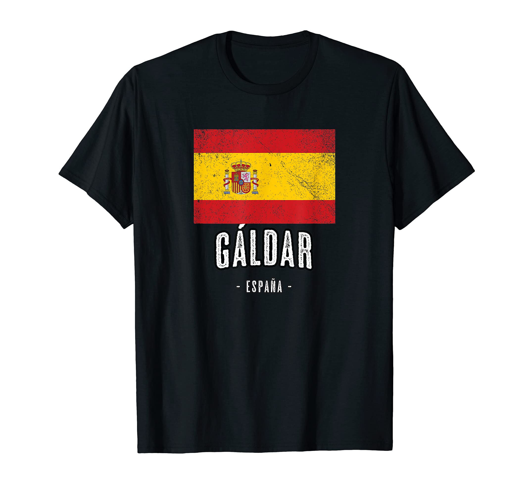 Gáldar Spain | ES Flag, City - Bandera Ropa - T-Shirt