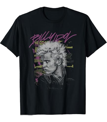 Amazon.com: Billy Idol - Rebel Yell Tracklist T-Shirt : Clothing