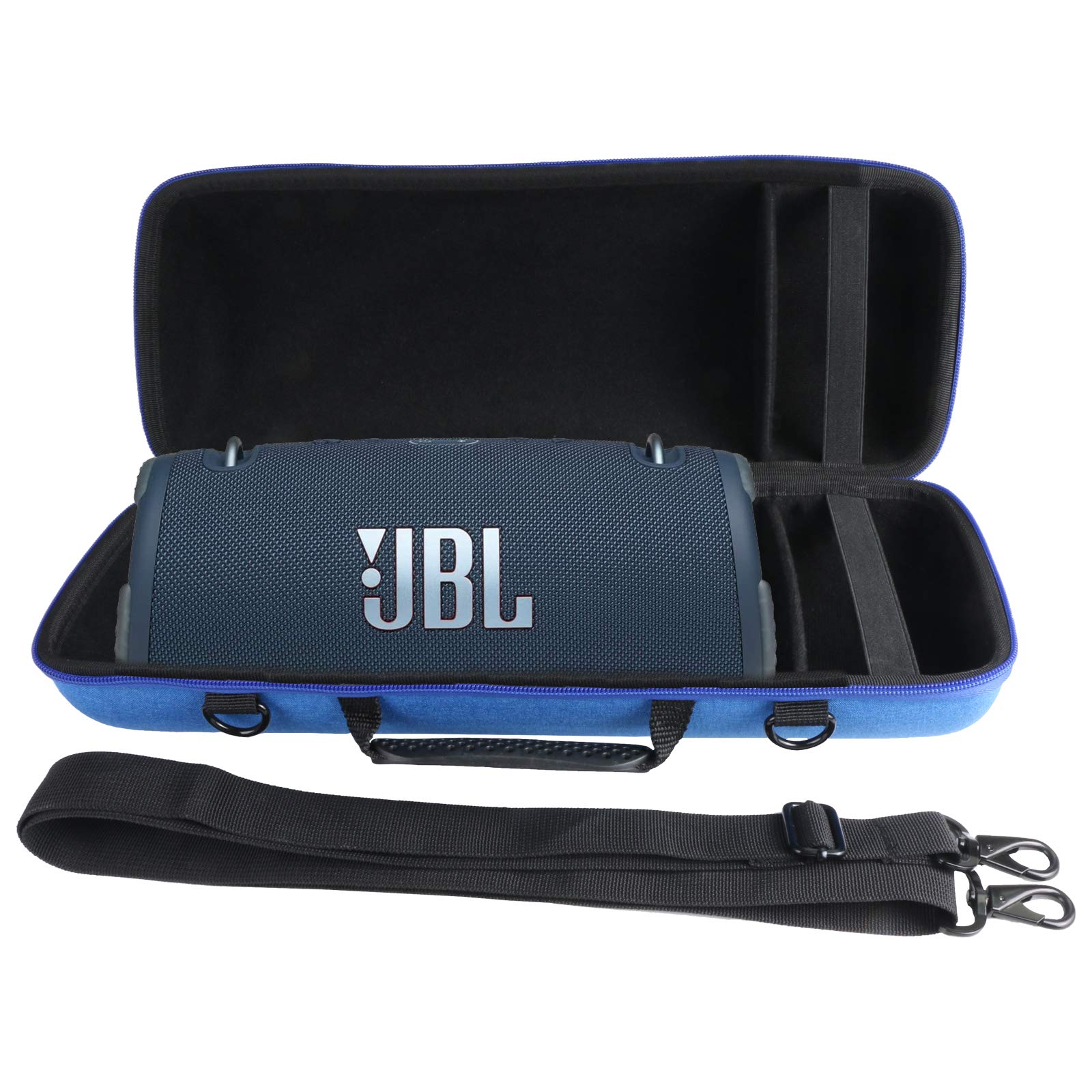Aenllosi Hard Travel Case with Shoulder Strap For JBL Xtreme 3 Portable Wireless Bluetooth Speaker (Blue)