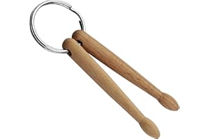 AKTAP Drum Jewelry 3D Drum Sticks Music Charm Key Ring Musical Instruments Gift For Drummers