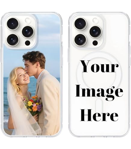 Amazon.com: OWOGSYE Custom Pictures Phone Case for iPhone 17/16/15/14/13/12  Pro Max Air, Personalized Magnetic Phone Case with Photo, Clear Acrylic  Phone Cover Gift for Him/Her Family : Cell Phones & Accessories
