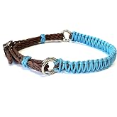 side pull hackamore bitless bridle attachment neon turquoise horse tack