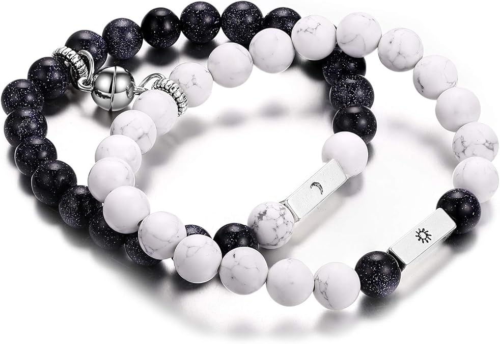 Personalized Couple Bead Bracelet Couples Bracelets 2 Pcs