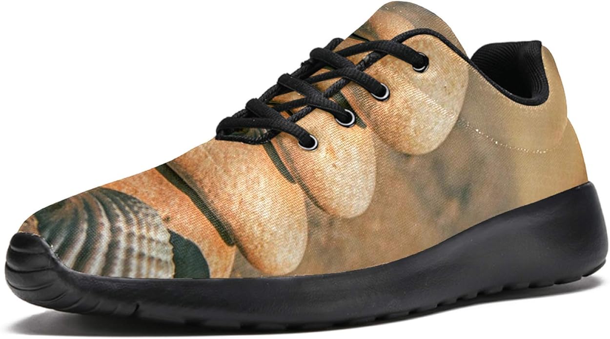 LORVIES Zapatos de caminar para hombre casuales con cordones ligeros