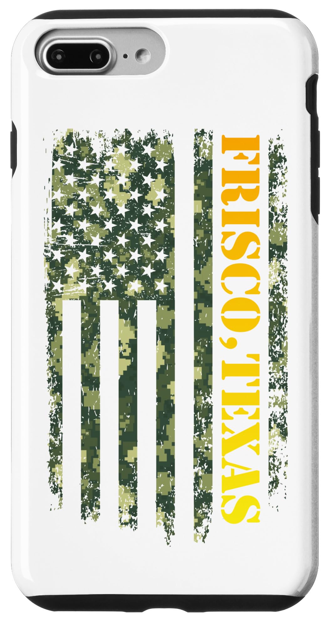 iPhone 7 Plus/8 Plus Frisco Texas Camouflage Usa Flag Case