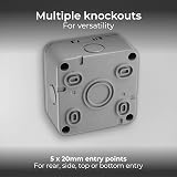 BG Electrical Outdoor Switched Fused Connection Unit 13A IP66 Grey WP53 view 7