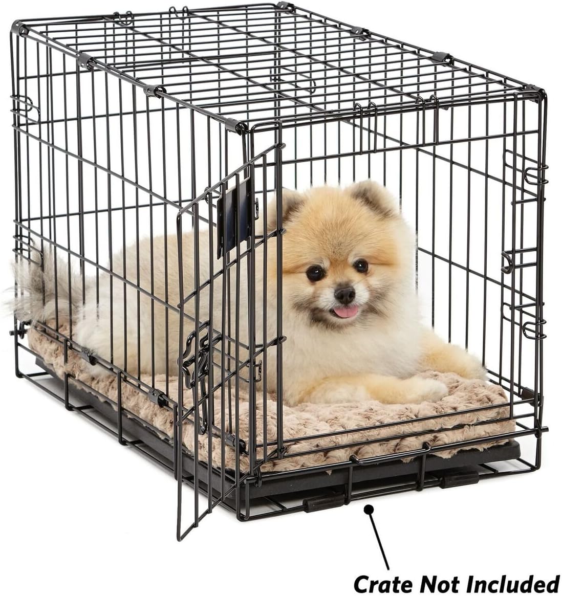 MidWest Homes for Pets Plush Pet Bed | Ombré Swirl Dog Bed & Cat Bed | Mocha 17L x 11W x 1.5H - Inches for Toy Dog Breeds, 40618-STB : Cat Bed : Pet Supplies