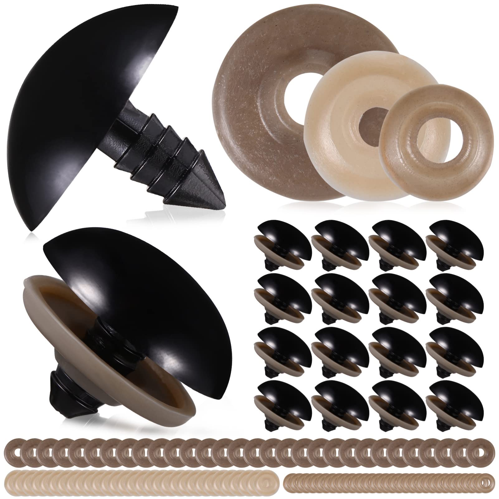 1 set Handmade Doll Eyes Simulation Puppet Bear Accessories Ideal Crochet Toys Doll Making Supplies