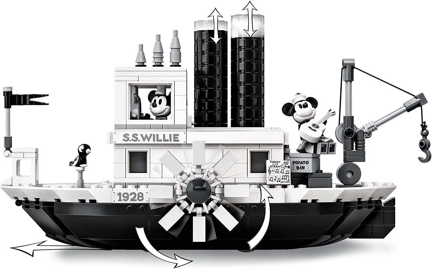 steamboat willie lego uk