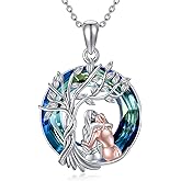 Sisters Necklace Sterling Silver Always My Sister Forever My Friend Jewelry Tree of Life Palm Trees Necklace for Women Female Friendship Jewelry