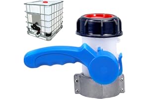 IBC Tote Valve, Good Sealing Butterfly Nozzle Hose Adapter, Multifunctional 1000L IBC Tote Fittings Drain Water Tank Containe
