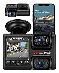 PRUVEEO Dash Cam, Front and Inside 1080P Dual FHD