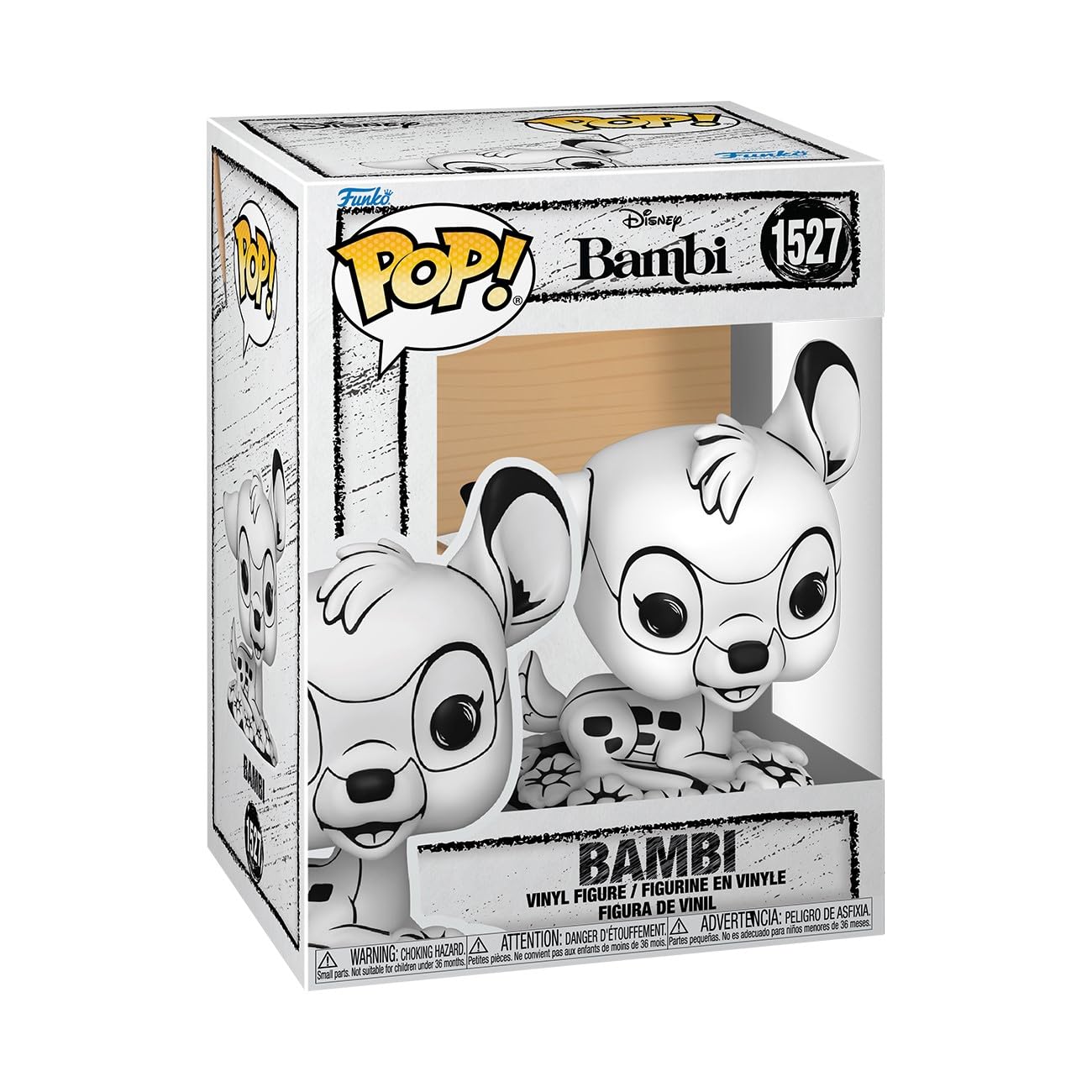 Funko POP! Disney: Sketched - Bambi - Collectable Vinyl Figure - Gift Idea - Official Merchandise - Toys for Kids & Adults - Movies Fans - Model Figure for Collectors and Display