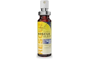 Bach RESCUE SLEEP Spray 20mL, Natural Sleep & Stress Relief Aid, Homeopathic Flower Essence, Vegan, Free of Melatonin, Sugar, and Gluten, Non-Narcotic, Non-Habit Forming