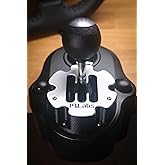P1Labs Logitech Gated H-Pattern Shifter Mod, Tactile Realistic Feel, Powder Coated Metal, Sim Racing Setup Upgrade, Made in USA, G29/G929/G920/G923/G27/G25 Shifter Modification