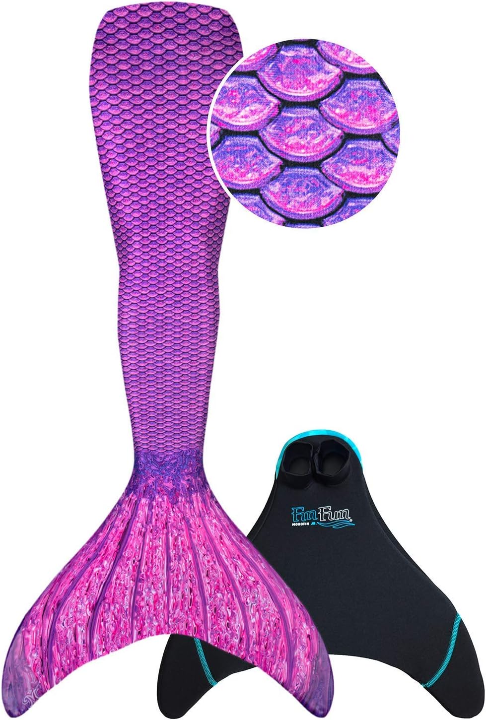 Fin Fun RTLX-AM-AM-MF Adult Mermaid Fin Size M / 44-46 Asian Magenta
