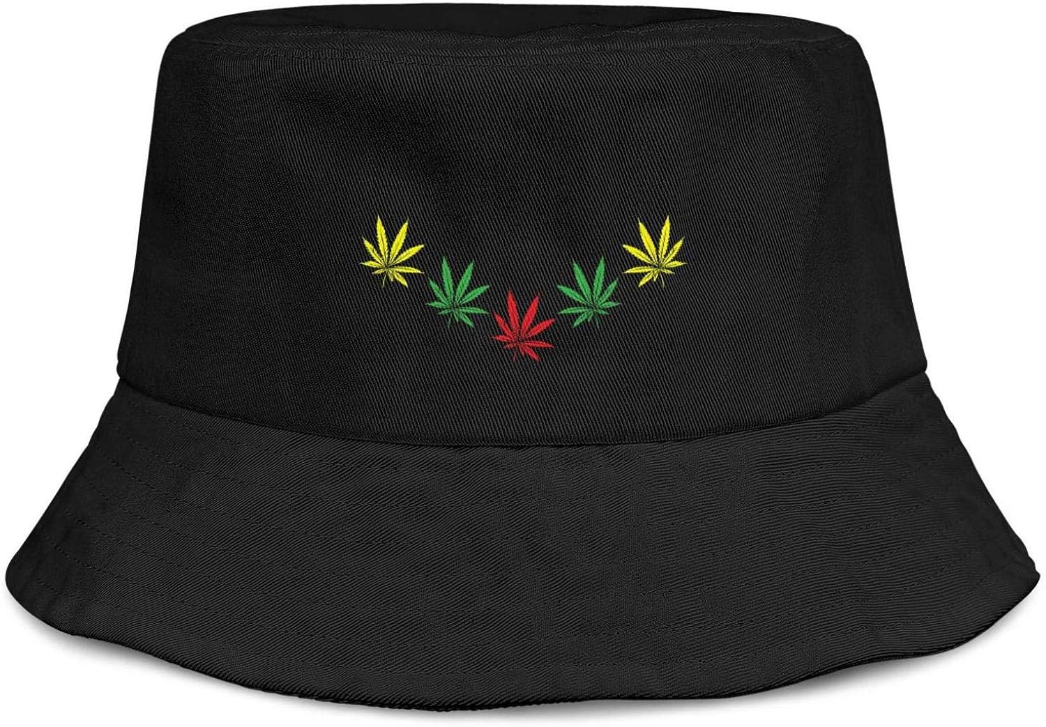 Cute Bucket Hat Marijuana Leaf Weed Cannabis Cotton