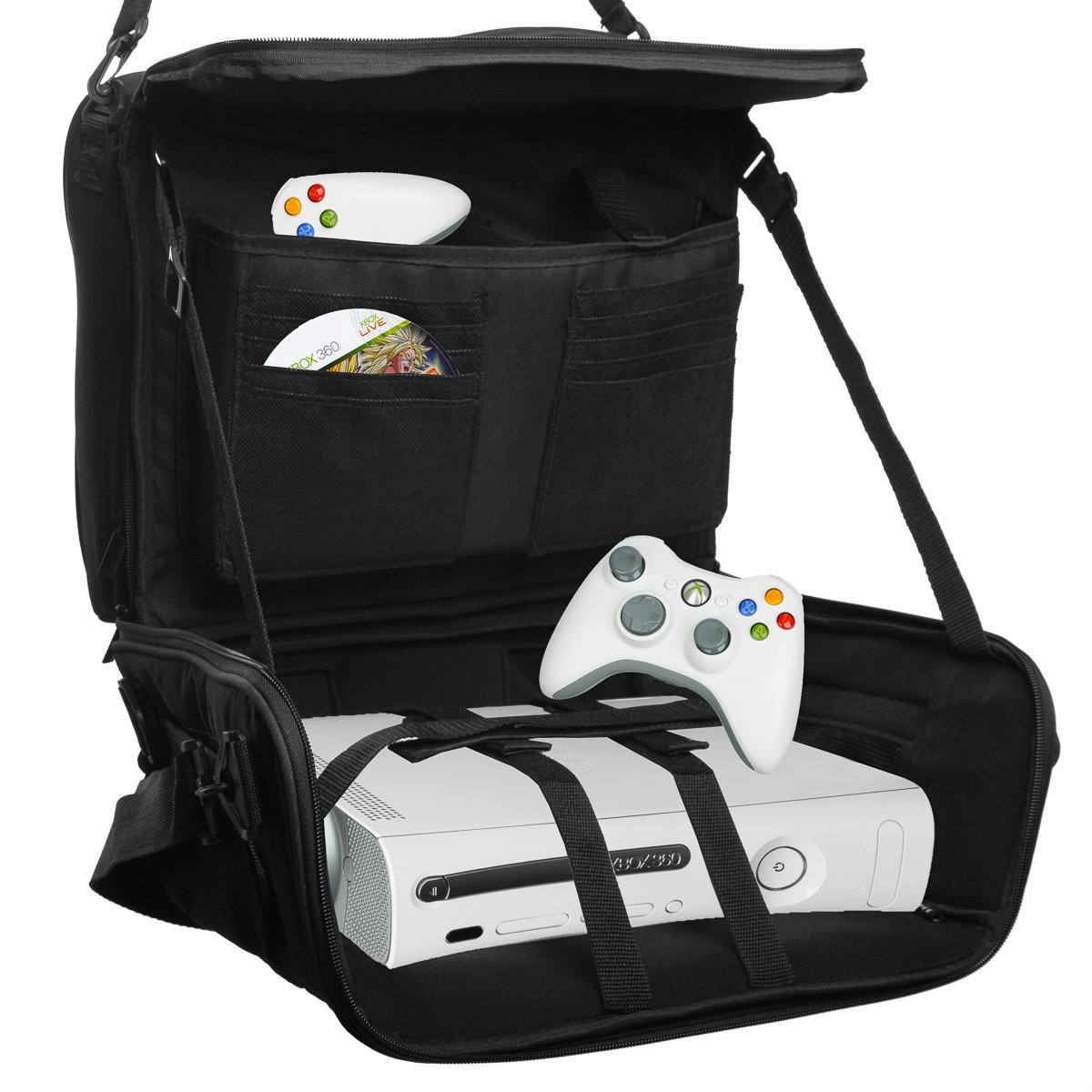 Travel Gaming Bag Console Game Controller Portable Organizer Car Seat