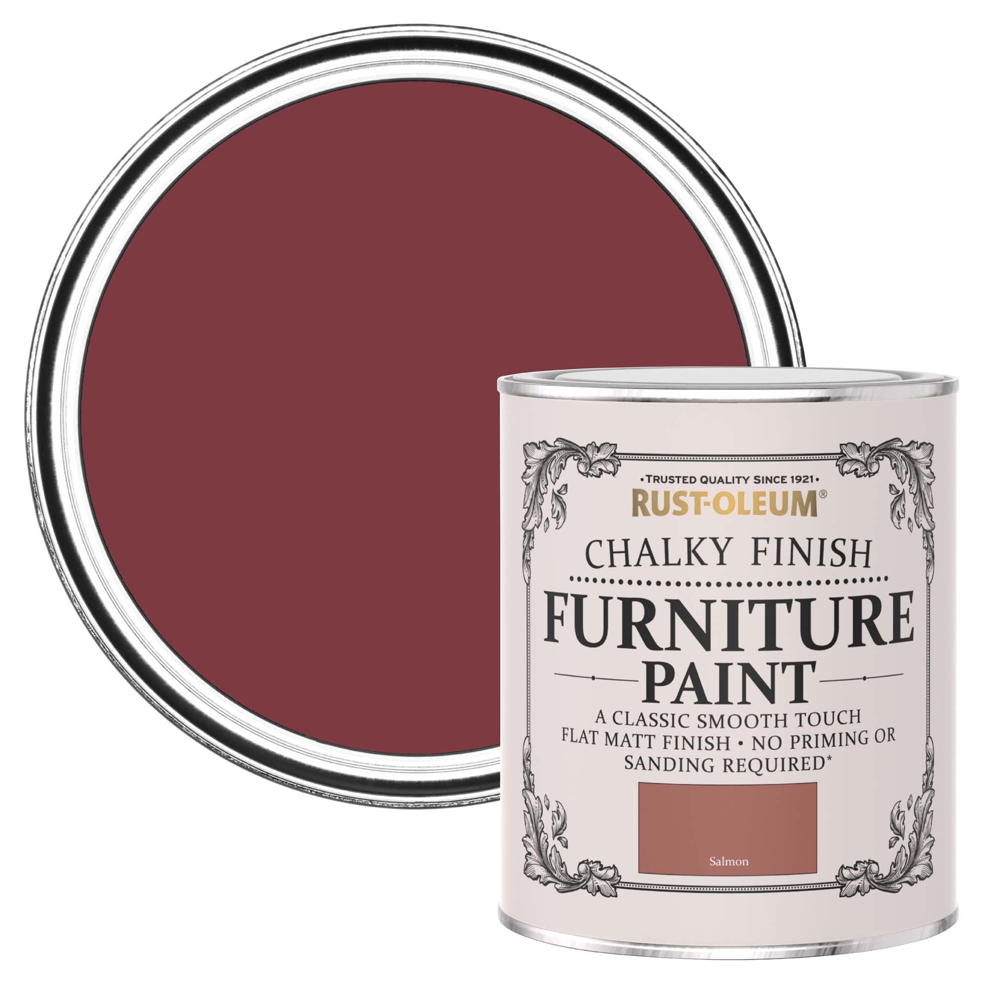 Rust-Oleum 125ml Chalky Finish Furniture Paint - Salmon
