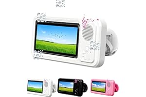 Phone Holder, Shower Phone Holder Waterproof, Shower Phones Holder with Wireless Bluetooth Speaker with 360° Rotation Ipx4 Wa