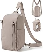 BAGSMART Small Crossbody Bags for Women, Puffer Sling Bag Fanny Packs, Purses Hobo Handbag for Daily Travel Hiking