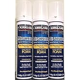 NEW - Kirkland Minoxidil for MEN Hair Growth Treatment Unscented 3 Month Supply Topical Aerosol 5% (Foam), (Compare to Men's Rogaine's Active Ingredient)