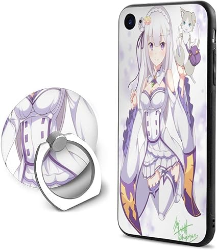 Amazon Co Jp Iphone Se ケース 第2世代 Iphone8 Iphone7 ケース Re ゼロから始める異世界生活 リングバックル ケース アニメスマホカバーiphone 7 8 Se 4 7インチ 保護ケース 携帯電話の殻 家電 カメラ