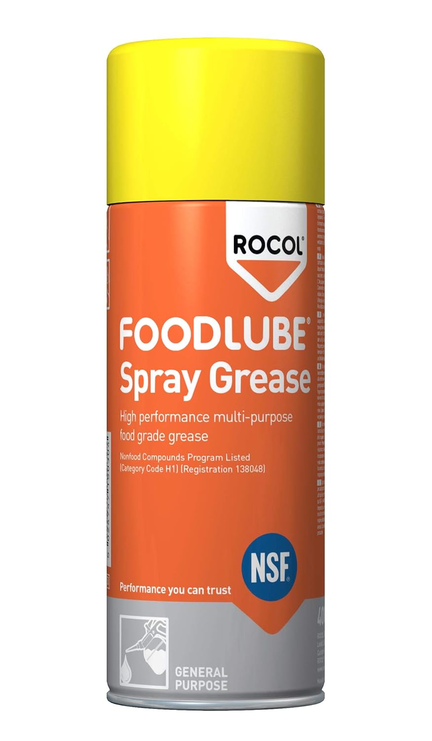 Rocol 15030 Foodlube Spray Grease (NSF Registered) Food Grade Multi