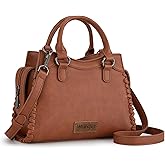 Montana West Wrangler Purses for Women Small Crossbody Purse and Handbags Woven Designed Purse with Detachable Strap