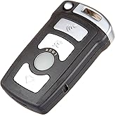 ECCPP for 1X 4 Buttons Keyless Entry Rmote Key Fob Compatible with BMW Series LX 8766 S Key Remote