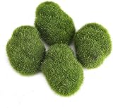 Zerodis 12Pcs Green Artificial Moss Balls for Terrarium Decor view 2